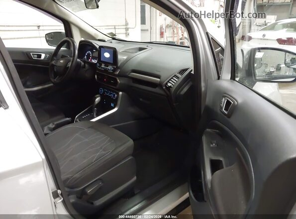MAJ6S3GL2KC281649 2019 FORD ECOSPORT Silver Widok wnętrza z przodu