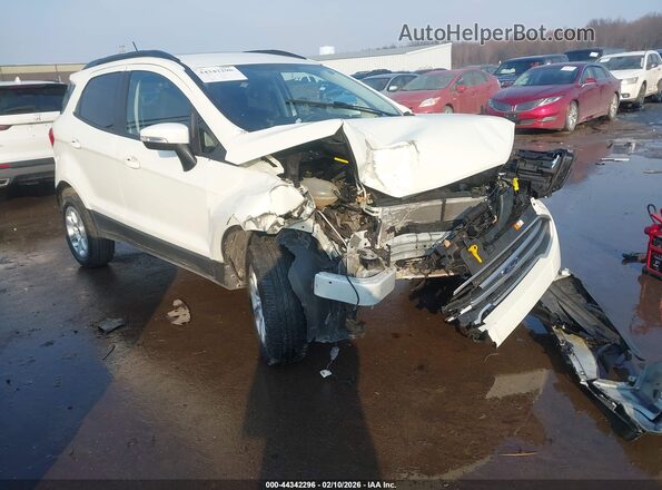 MAJ6S3GL2NC463890 2022 FORD ECOSPORT White Przód prawy