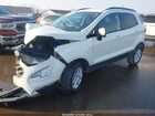 2022 Ford Ecosport Se White vin: MAJ6S3GL2NC463890