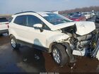 2022 Ford Ecosport Se White vin: MAJ6S3GL2NC463890