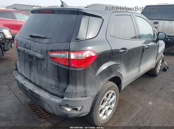 MAJ6S3GL3LC341696 2020 FORD ECOSPORT Черный Задняя правая четверть