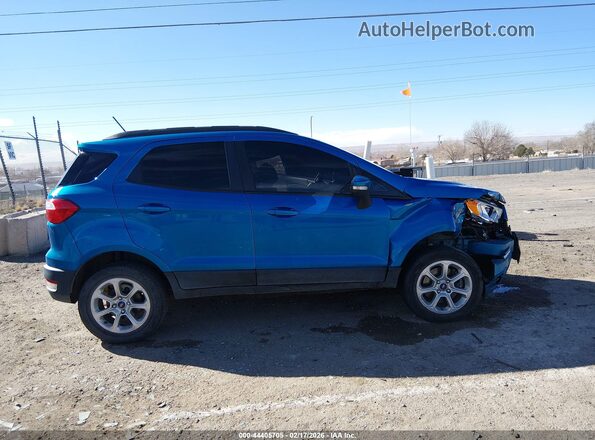 MAJ6S3GL5KC287705 2019 FORD ECOSPORT Blue უკანა სალონის ხედი