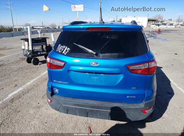 MAJ6S3GL5KC287705 2019 FORD ECOSPORT Blue 