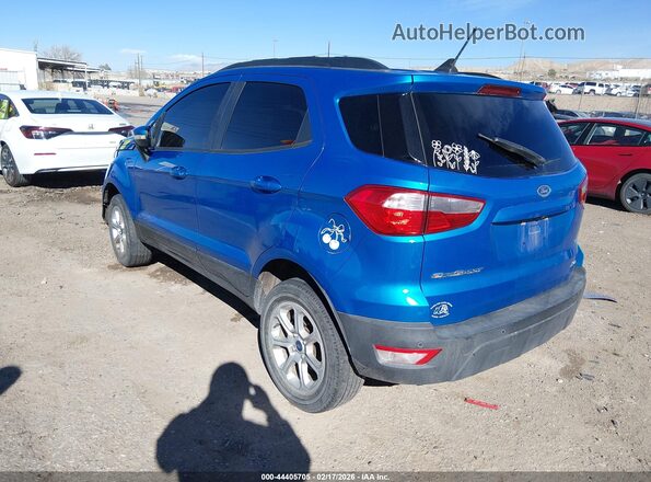 MAJ6S3GL5KC287705 2019 FORD ECOSPORT Blue უკანა მარცხენა