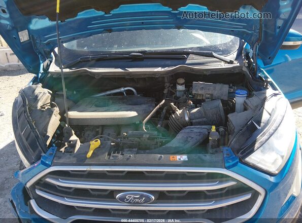MAJ6S3GL5KC287705 2019 FORD ECOSPORT Blue უკანა ხედი