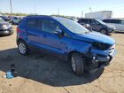 2022 Ford Ecosport Se Синий vin: MAJ6S3GL6NC462225