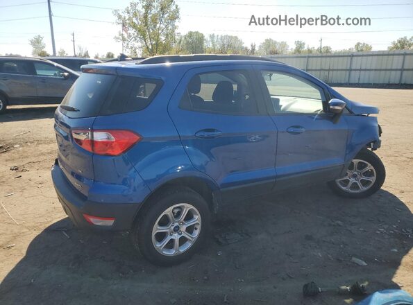 MAJ6S3GL6NC462225 2022 FORD ECOSPORT Синий Задняя правая четверть