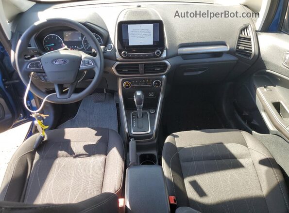 MAJ6S3GL6NC462225 2022 FORD ECOSPORT Синий Вид панели приборов