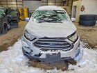 2019 Ford Ecosport Se Silver vin: MAJ6S3GL7KC286846