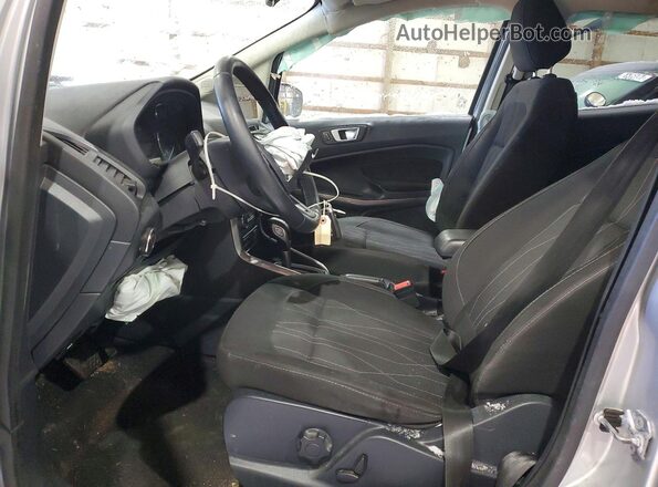MAJ6S3GL7KC286846 2019 FORD ECOSPORT Silver წინა სალონის ხედი