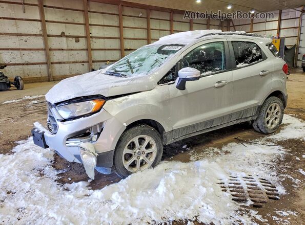 MAJ6S3GL7KC286846 2019 FORD ECOSPORT Silver წინა მარცხენა ხედი სამი მეოთხედიდან