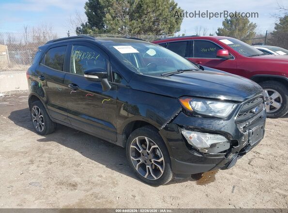 MAJ6S3JL3KC286996 2019 FORD ECOSPORT Черный Передняя правая четверть