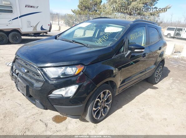 MAJ6S3JL3KC286996 2019 FORD ECOSPORT Черный Передняя левая четверть