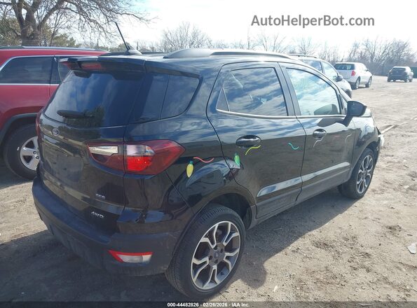 MAJ6S3JL3KC286996 2019 FORD ECOSPORT Черный Задняя правая четверть