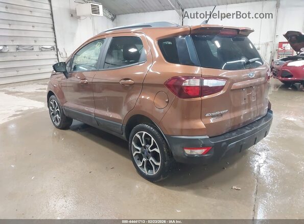 MAJ6S3JL6KC266581 2019 FORD ECOSPORT Orange Trasero izquierdo