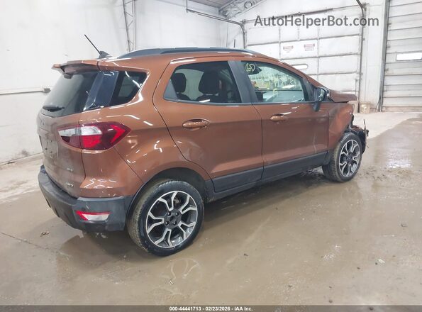 MAJ6S3JL6KC266581 2019 FORD ECOSPORT Orange Trasero derecho
