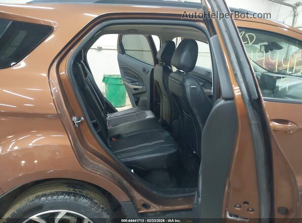 MAJ6S3JL6KC266581 2019 FORD ECOSPORT Orange Vista de la etiqueta del VIN