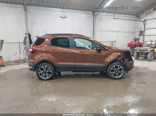 MAJ6S3JL6KC266581 2019 FORD ECOSPORT Orange Vista interior trasera