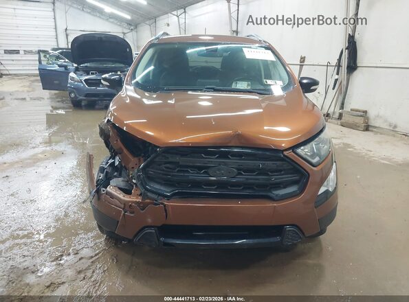 MAJ6S3JL6KC266581 2019 FORD ECOSPORT Orange Vista del cuadro de instrumentos
