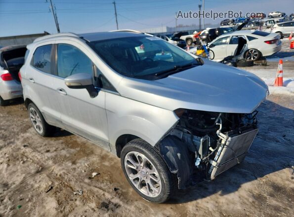 MAJ6S3KL5KC274783 2019 FORD ECOSPORT Серебряный Передняя правая четверть