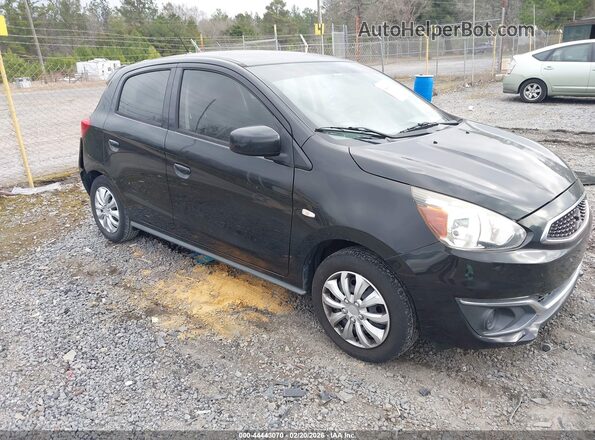 ML32A3HJ0JH003569 2018 MITSUBISHI MIRAGE Черный Передняя правая четверть