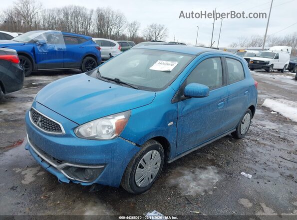 ML32A3HJ0LH000268 2020 MITSUBISHI MIRAGE Синий Передняя левая четверть