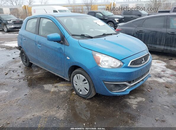 ML32A3HJ0LH000268 2020 MITSUBISHI MIRAGE Синий Передняя правая четверть