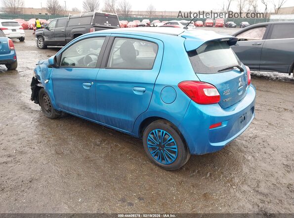 ML32A3HJ1HH020049 2017 MITSUBISHI MIRAGE Синий Задняя левая четверть
