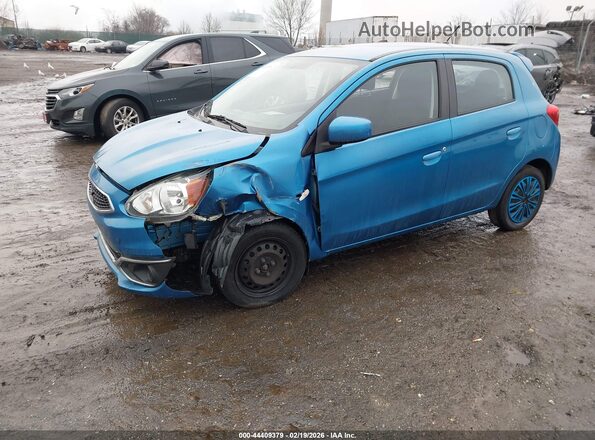 ML32A3HJ1HH020049 2017 MITSUBISHI MIRAGE Синий Передняя левая четверть