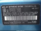 2017 Mitsubishi Mirage Es Синий vin: ML32A3HJ1HH020049