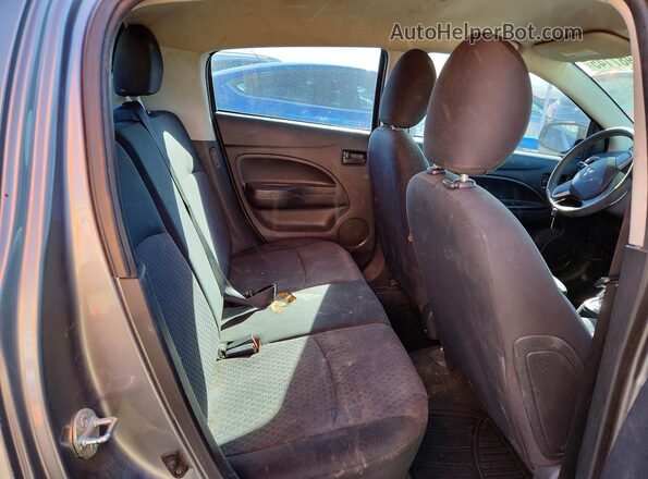 ML32A3HJ6HH016840 2017 MITSUBISHI MIRAGE Серебряный Вид задних сидений