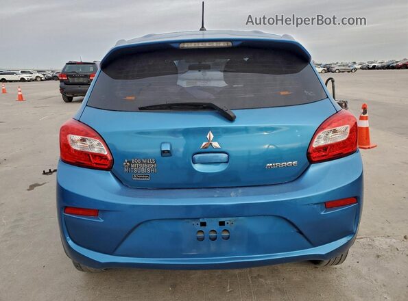 ML32A3HJ6KH008552 2019 MITSUBISHI MIRAGE Синий Вид сзади