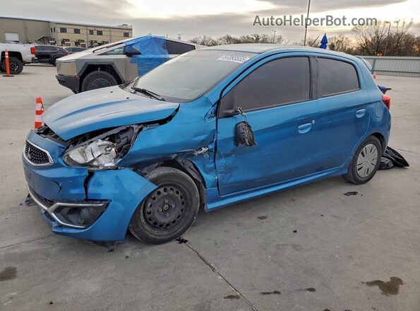 ML32A3HJ6KH008552 2019 MITSUBISHI MIRAGE Синий Передняя левая четверть