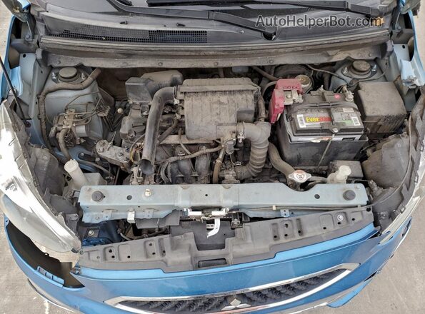 ML32A3HJ6KH008552 2019 MITSUBISHI MIRAGE Синий Вид подкапотного пространства