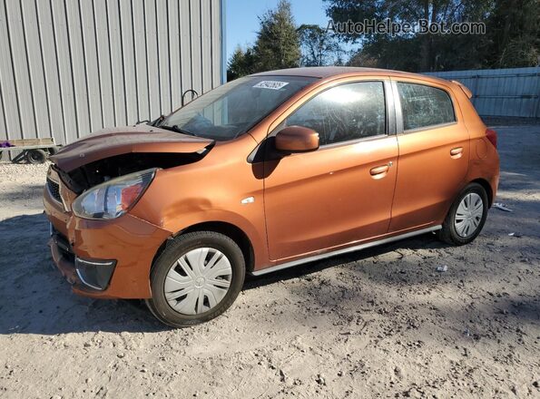ML32A3HJ9HH015584 2017 MITSUBISHI MIRAGE Оранжевый Передняя левая четверть