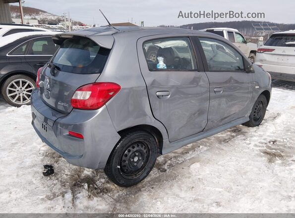 ML32A3HJ9KH005242 2019 MITSUBISHI MIRAGE Gray Задня права чверть
