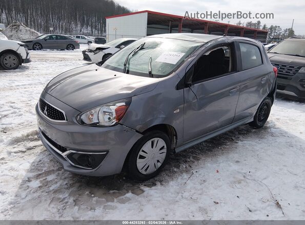 ML32A3HJ9KH005242 2019 MITSUBISHI MIRAGE Gray Передня ліва чверть