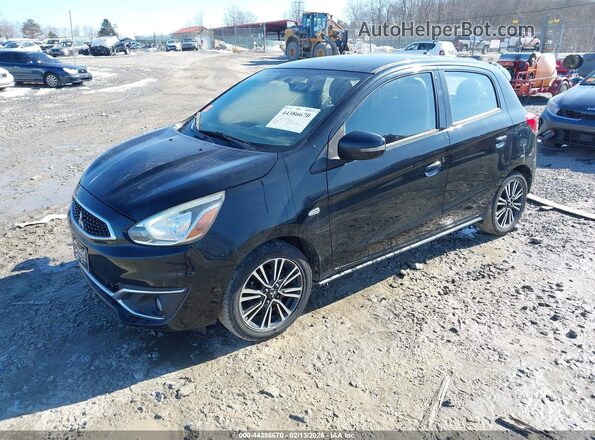 ML32A5HJ4HH001233 2017 MITSUBISHI MIRAGE Черный Передняя левая четверть
