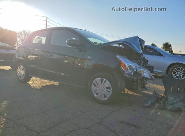 ML32AUHJ0RH034211 2024 MITSUBISHI MIRAGE Black Przód prawy