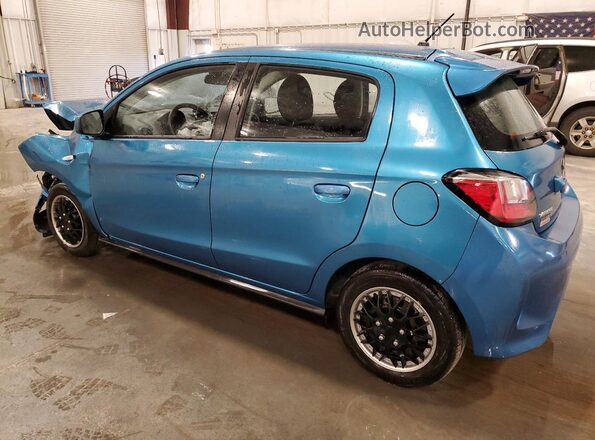 ML32AUHJ4NH003781 2022 MITSUBISHI MIRAGE Синий Задняя левая четверть