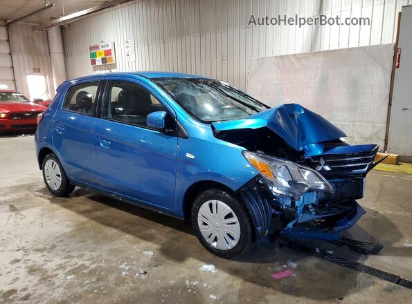 ML32AUHJ7NH008599 2022 MITSUBISHI MIRAGE Blue Przód prawy