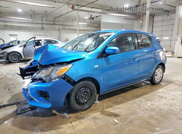 ML32AUHJ7NH008599 2022 MITSUBISHI MIRAGE Blue Przód lewy