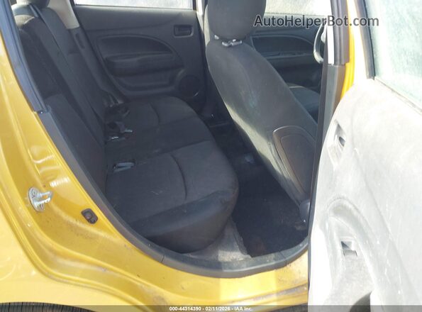 ML32AUHJ9NH009608 2022 MITSUBISHI MIRAGE Yellow Widok naklejki z numerem VIN