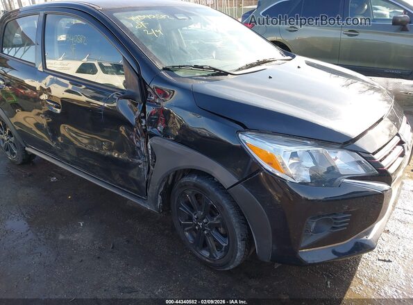 ML32AWHJ7PH001201 2023 MITSUBISHI MIRAGE Black Widok z przodu