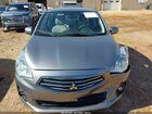 2017 Mitsubishi Mirage G4 Es Gray vin: ML32F3FJ0HHF07007