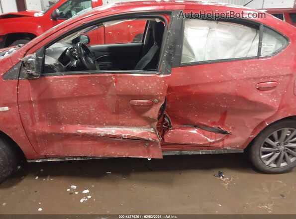 ML32F3FJ1KHF04432 2019 MITSUBISHI MIRAGE G4 Red Widok z przodu