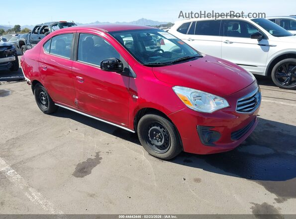 ML32F3FJ1KHF07749 2019 MITSUBISHI MIRAGE G4 Бордовый Передняя правая четверть