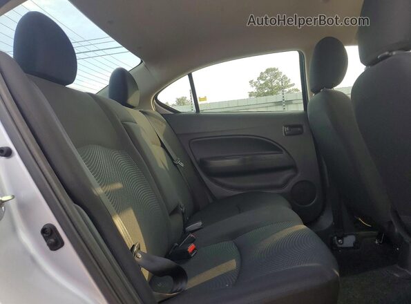 ML32F3FJ1KHF18699 2019 MITSUBISHI MIRAGE Silver Հետևի նստատեղերի տեսք