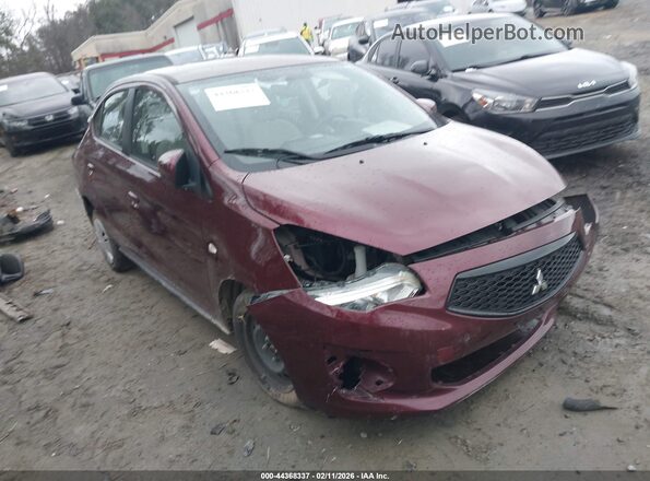 ML32F3FJ1LHF13052 2020 MITSUBISHI MIRAGE G4 Red Przód prawy