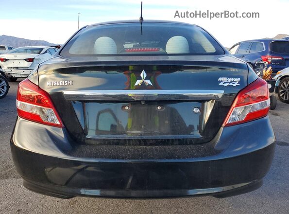 ML32F3FJ3KHF06098 2019 MITSUBISHI MIRAGE Черный Вид сзади
